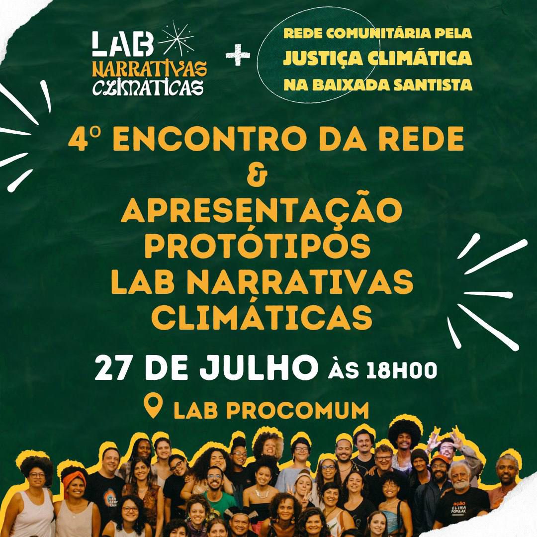 Rede Comunitária pela justiça climática na Baixada Santista