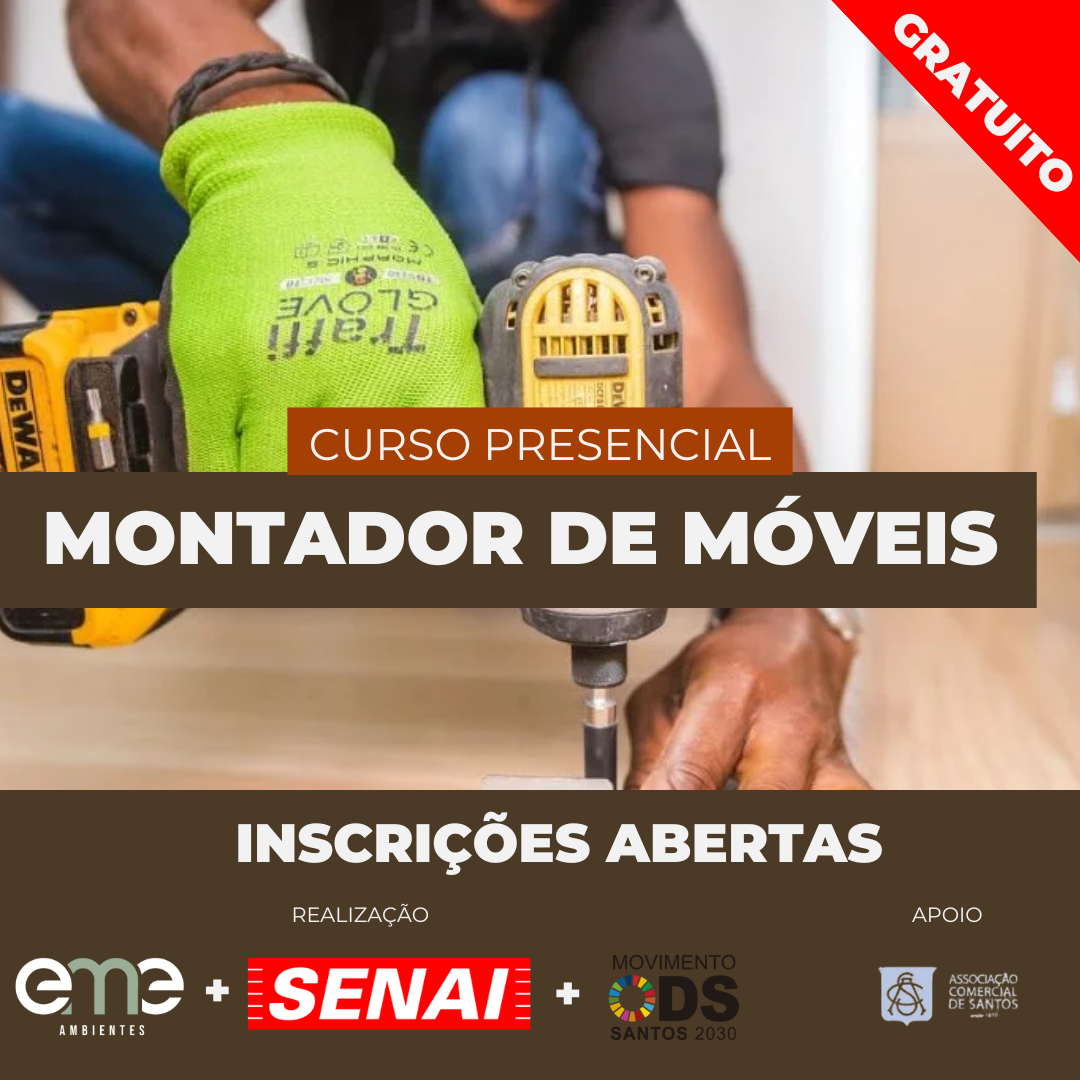 Eme Ambientes e Senai abrem inscrições para montadores de móveis