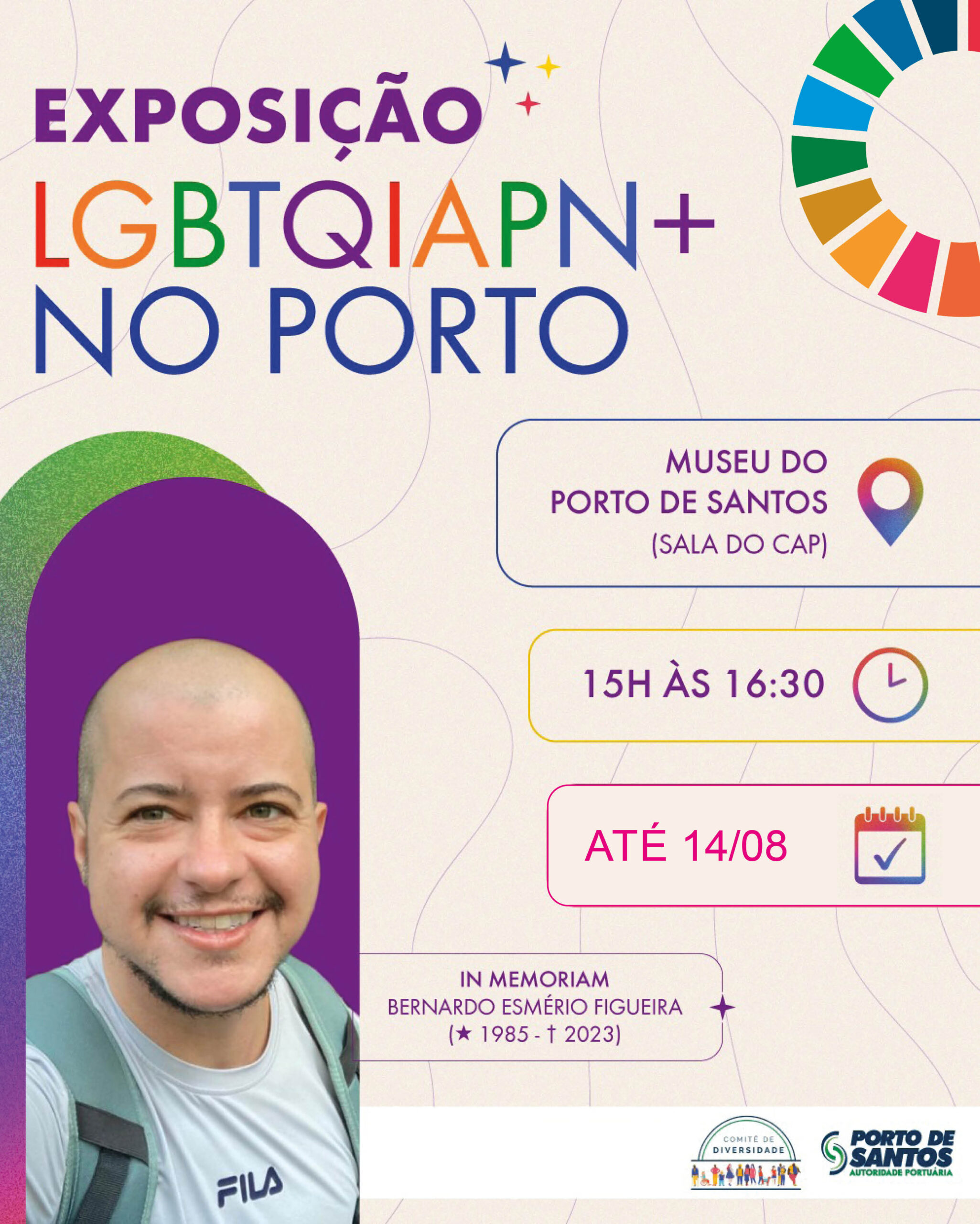 Exposição ‘LGBTQIAPN+ no Porto’ em homenagem para Bernardo Esmério Figueira