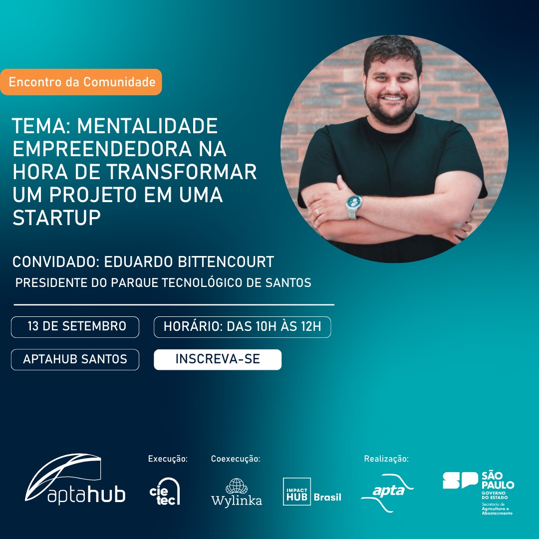 AptaHub realiza roda de conversa sobre startups