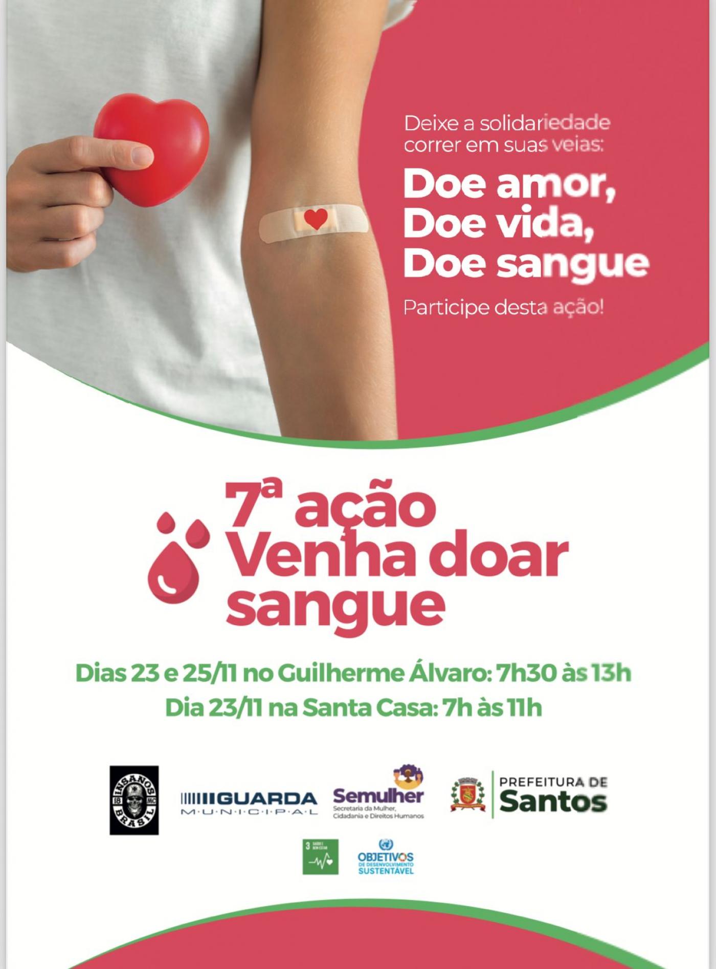 Campanha de doação de sangue em hemonúcleos terá nova edição