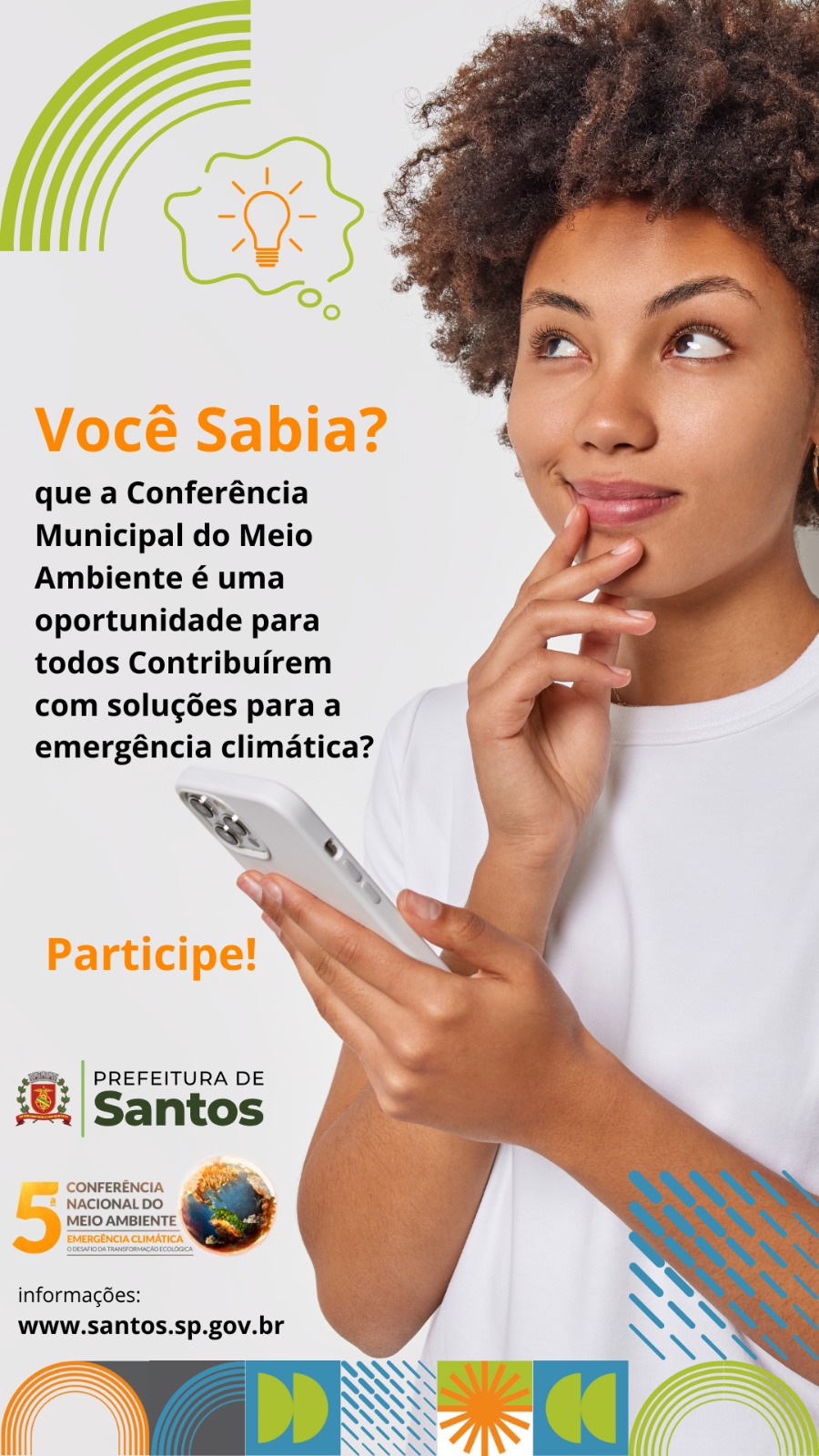 Inscrições prorrogadas para composição da Comissão Organizadora da 5ª Conferência Municipal de Meio Ambiente